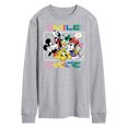 thumbnail image 1 of Disney - Mickey, Pluto, Minnie, Donald Duck, Goofy & Daisy - Crowded Photo - Men's Long Sleeve T-Shirt, 1 of 5