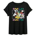 thumbnail image 1 of Disney - Mickey, Pluto, Minnie, Donald Duck, Goofy & Daisy - Crowded Photo - Women's Oversized T-Shirt, 1 of 5