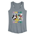 thumbnail image 1 of Disney - Mickey, Pluto, Minnie, Donald Duck, Goofy & Daisy - Crowded Photo - Women's Racerback Tank Top, 1 of 4