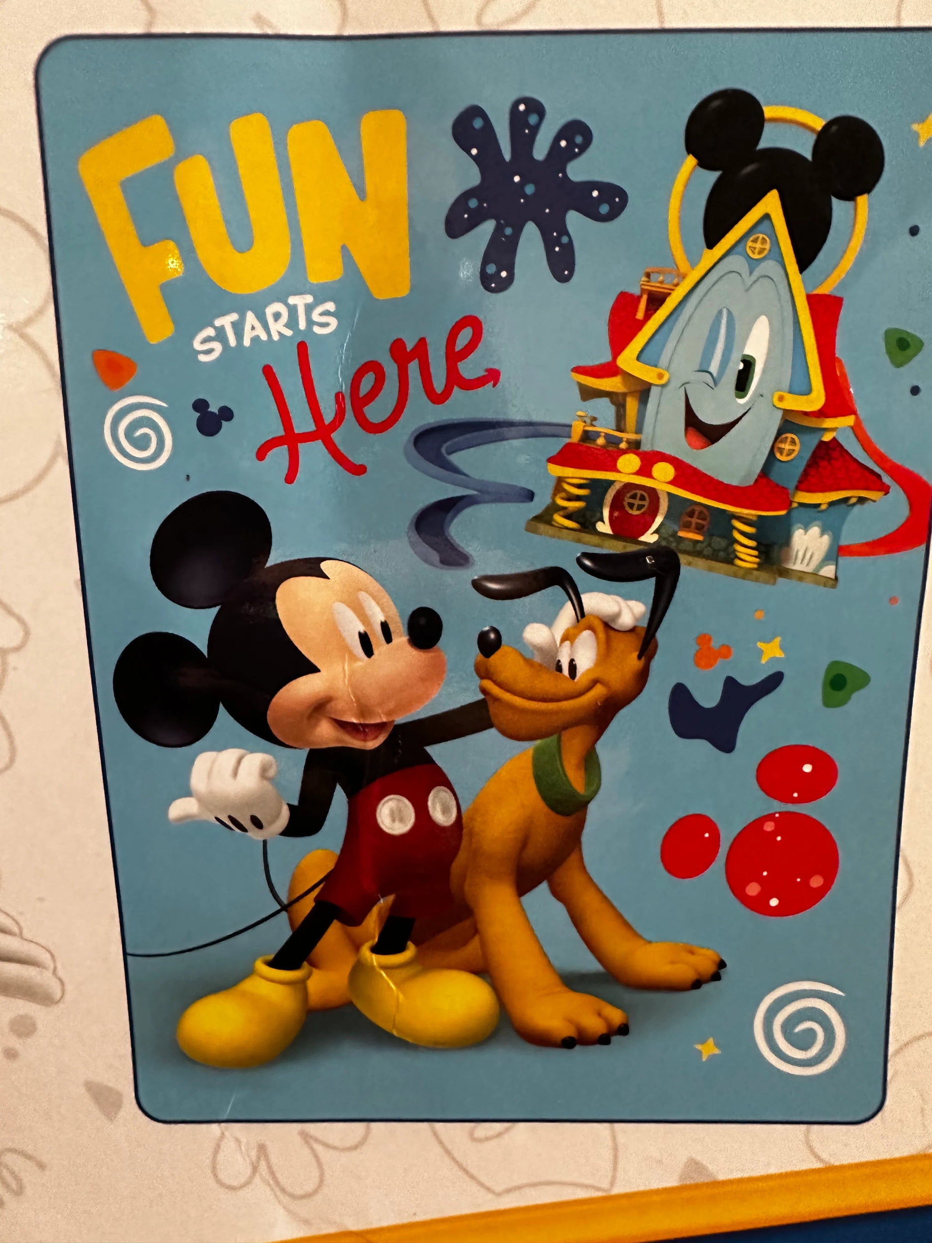 Disney Mickey Pluto Super Soft Twin Sized Plush Blanket Walmart