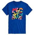 thumbnail image 1 of Disney - Mickey Pop Art Letters - Men's Short Sleeve Graphic T-Shirt, 1 of 4