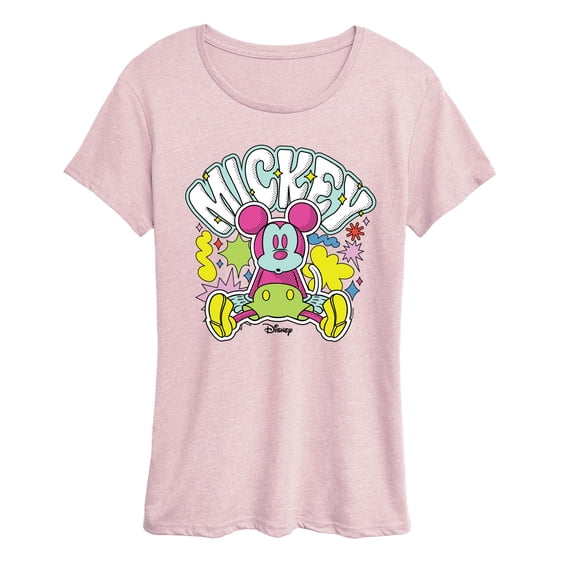Disney - Mickey Pop Color - Women's Short Sleeve Graphic T-Shirt