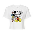 thumbnail image 1 of Disney - Mickey Pop - Juniors Cropped Cotton Blend T-Shirt, 1 of 5