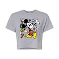 thumbnail image 1 of Disney - Mickey Pop - Juniors Cropped Cotton Blend T-Shirt, 1 of 5