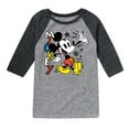 thumbnail image 1 of Disney - Mickey Pop - Toddler & Youth Raglan Graphic T-Shirt, 1 of 5