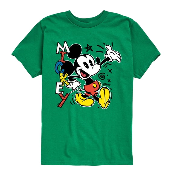 Disney - Mickey Pop - Toddler & Youth Short Sleeve Graphic T-Shirt