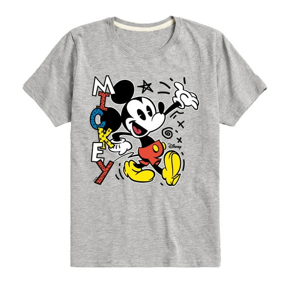 Disney - Mickey Pop - Toddler & Youth Short Sleeve Graphic T-Shirt