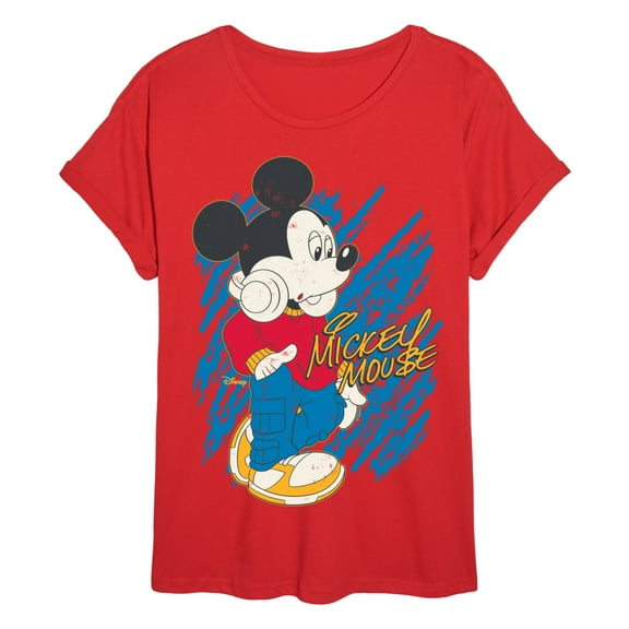 Disney - Mickey Pose Oversized - Womens Oversized Graphic T-Shirt