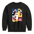 thumbnail image 1 of Disney - Mickey Pose  - Toddler & Youth Crewneck Fleece Sweatshirt, 1 of 5