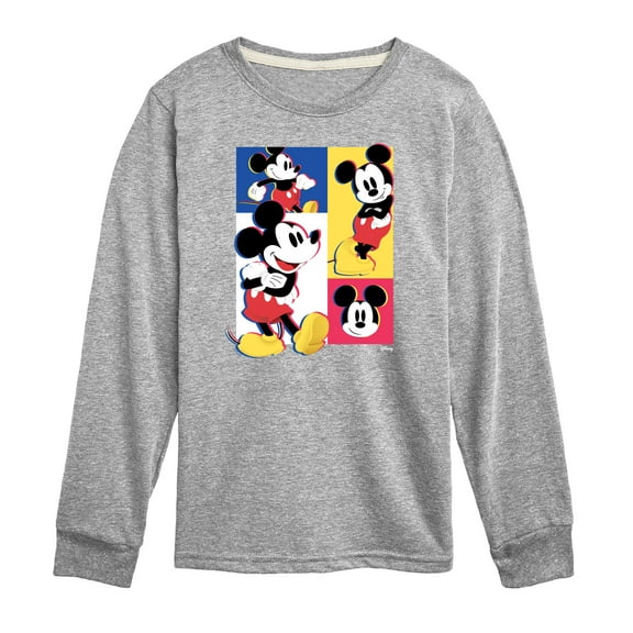 Disney - Mickey Pose  - Toddler & Youth Long Sleeve Graphic T-Shirt