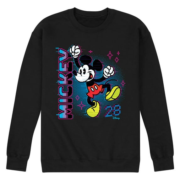 Disney - Mickey Press Start - Men's Crew Neck Fleece Pullover