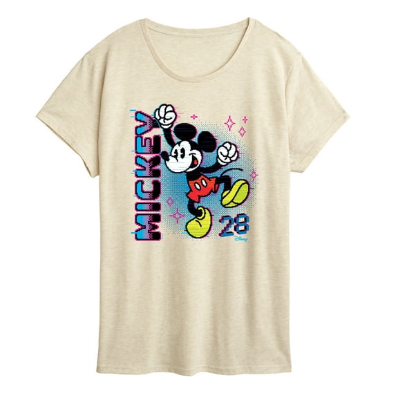 Disney - Mickey Press Start - Women's Short Sleeve Graphic T-Shirt