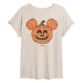 thumbnail image 1 of Disney - Mickey Pumpkin Head - Juniors Oversized Graphic T-Shirt, 1 of 4