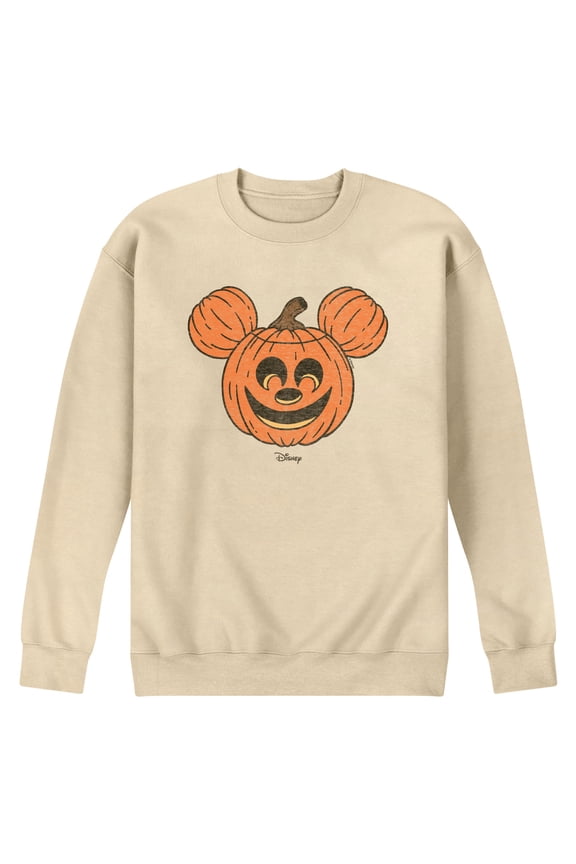 - Mickey Pumpkin Head - Men's Crew Fleece Sweatshirt