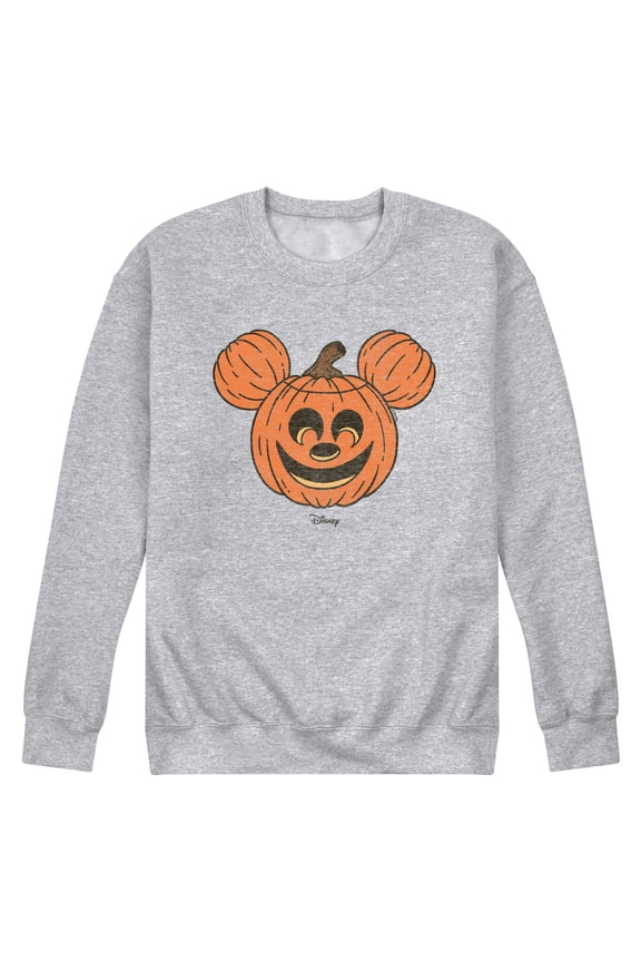 - Mickey Pumpkin Head - Men's Crew Fleece Sweatshirt