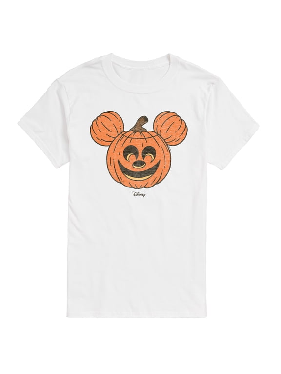 - Mickey Pumpkin Head Men's Short Sleeve Graphic T-Shirt