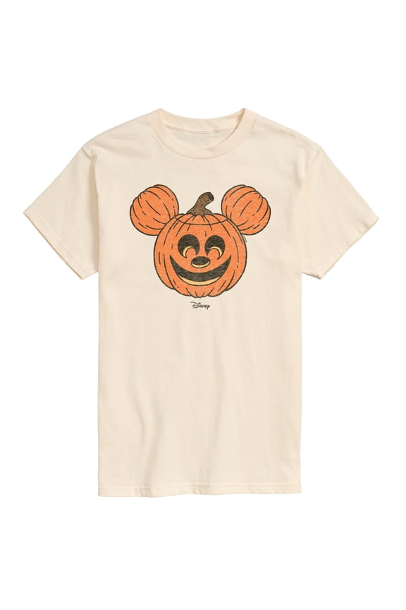 - Mickey Pumpkin Head - Men's Short Sleeve Graphic T-Shirt
