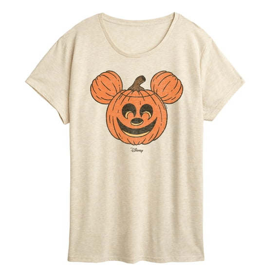 Disney - Mickey Pumpkin Head - Women's Short Sleeve Graphic T-Shirt