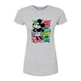 thumbnail image 1 of Disney - Mickey Punk - Juniors Fitted Graphic T-Shirt, 1 of 5