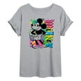 thumbnail image 1 of Disney - Mickey Punk - Juniors Ideal Flowy Muscle T-Shirt, 1 of 5