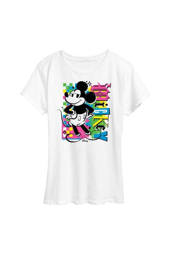 - Mickey Punk Light - Women's Short Sleeve Graphic T-Shirt