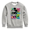 thumbnail image 1 of Disney - Mickey Punk - Toddler & Youth Crewneck Fleece Sweatshirt, 1 of 5