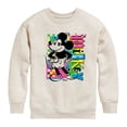 thumbnail image 1 of Disney - Mickey Punk - Toddler & Youth Crewneck Fleece Sweatshirt, 1 of 5