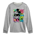 thumbnail image 1 of Disney - Mickey Punk - Toddler & Youth Long Sleeve Graphic T-Shirt, 1 of 5