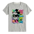 thumbnail image 1 of Disney - Mickey Punk - Toddler & Youth Short Sleeve Graphic T-Shirt, 1 of 5