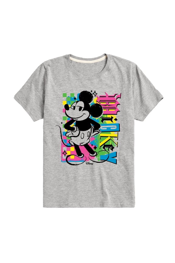 - Mickey Punk - Toddler & Youth Short Sleeve Graphic T-Shirt