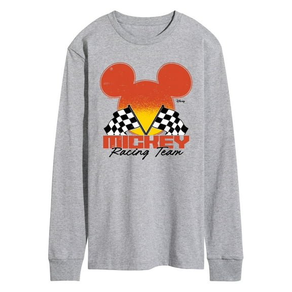Disney - Mickey Racing Team - Men's Long Sleeve Graphic T-Shirt