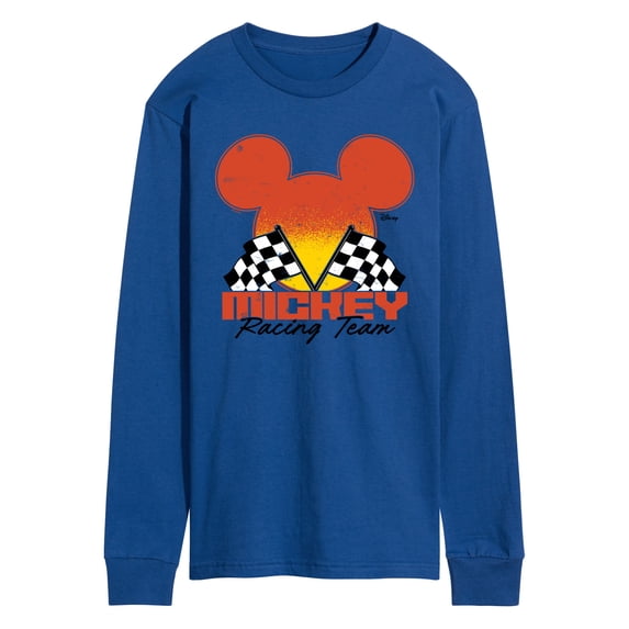 Disney - Mickey Racing Team - Men's Long Sleeve Graphic T-Shirt
