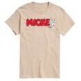 thumbnail image 1 of Disney - Mickey Red Hand Peace Sign - Men's Short Sleeve Graphic T-Shirt, 1 of 1