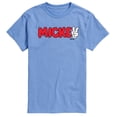 thumbnail image 1 of Disney - Mickey Red Hand Peace Sign - Men's Short Sleeve Graphic T-Shirt, 1 of 1