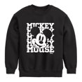 thumbnail image 1 of Disney - Mickey Repeat Graphic Long Sleeve Fleece Sweatshirt, 1 of 4