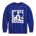 thumbnail image 1 of Disney - Mickey Repeat Graphic Long Sleeve Fleece Sweatshirt, 1 of 3