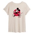 thumbnail image 1 of Disney - Mickey Retro Glitch - Women's Oversized T-Shirt, 1 of 5