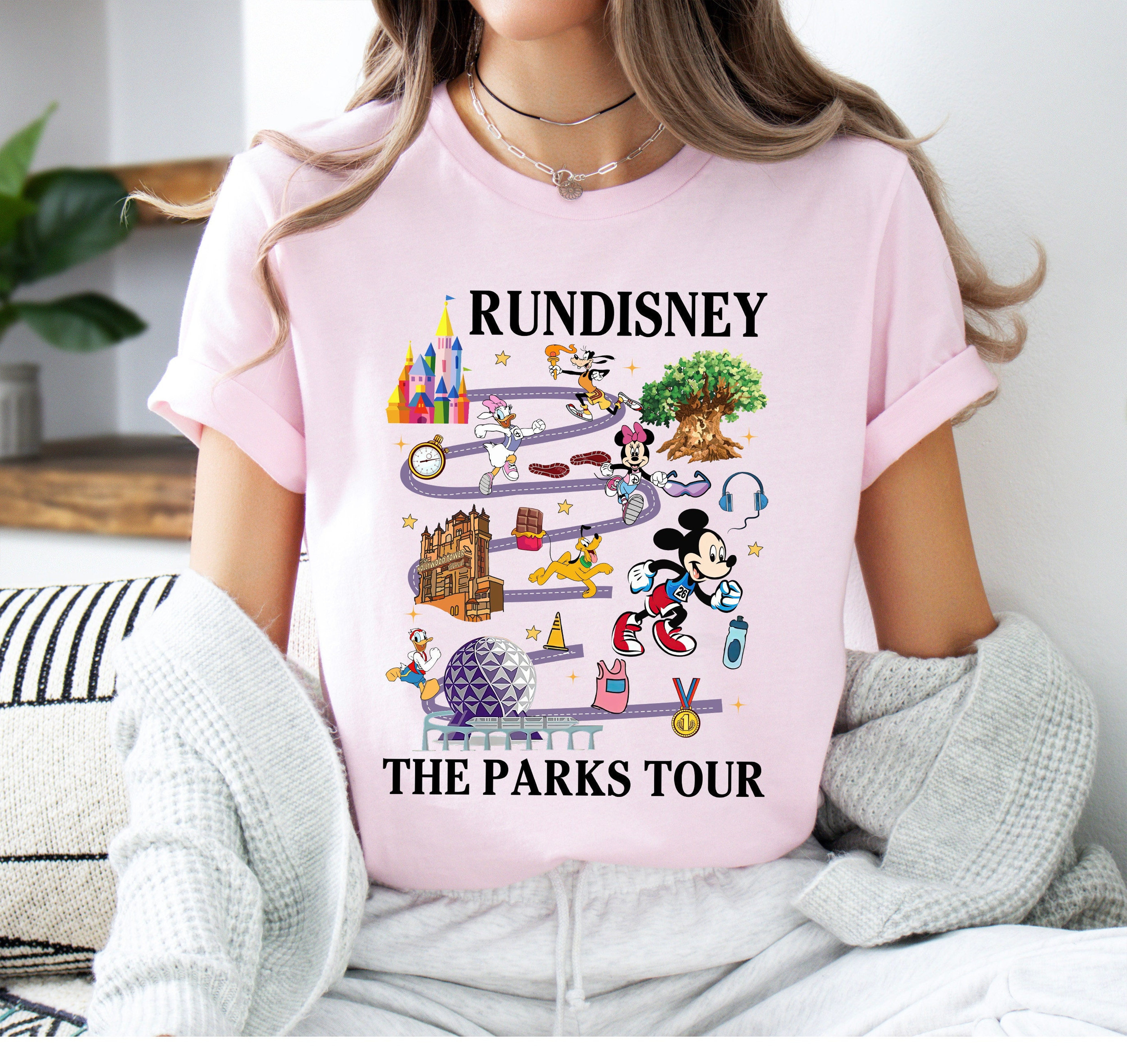 Disney Mickey Run Disney The Parks Tour Shirt, Walt Disneyworld