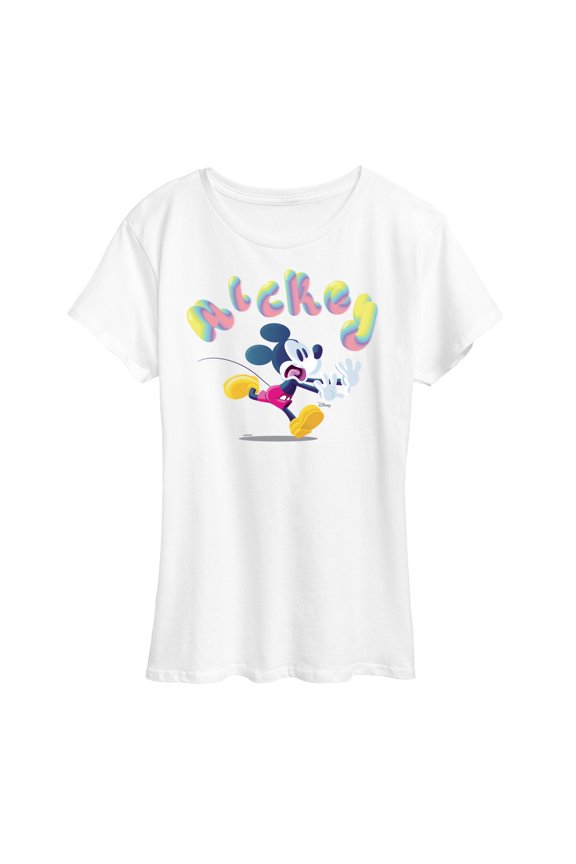 - Mickey Run - Women's Short Sleeve Graphic T-Shirt