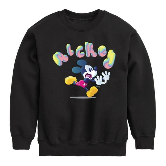 Disney - Mickey Run - Youth Crewneck Fleece Sweatshirt