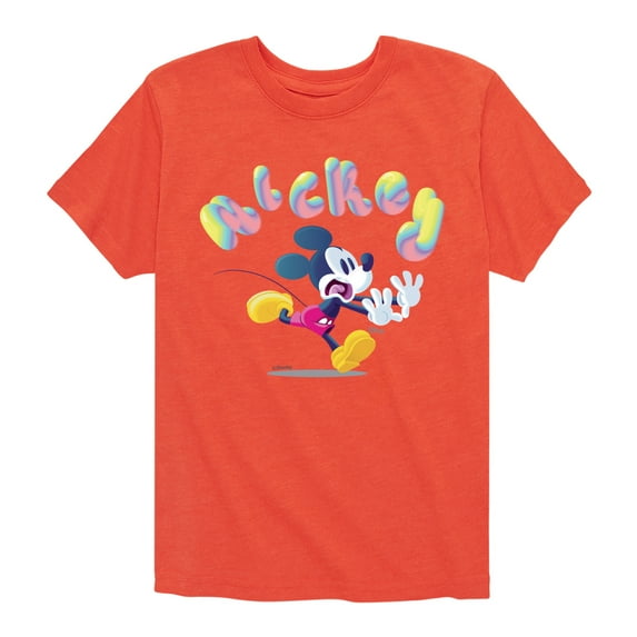 Disney - Mickey Run - Youth Short Sleeve Graphic T-Shirt