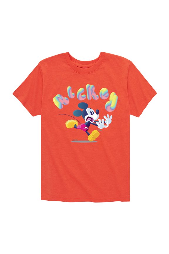 - Mickey Run - Youth Short Sleeve Graphic T-Shirt