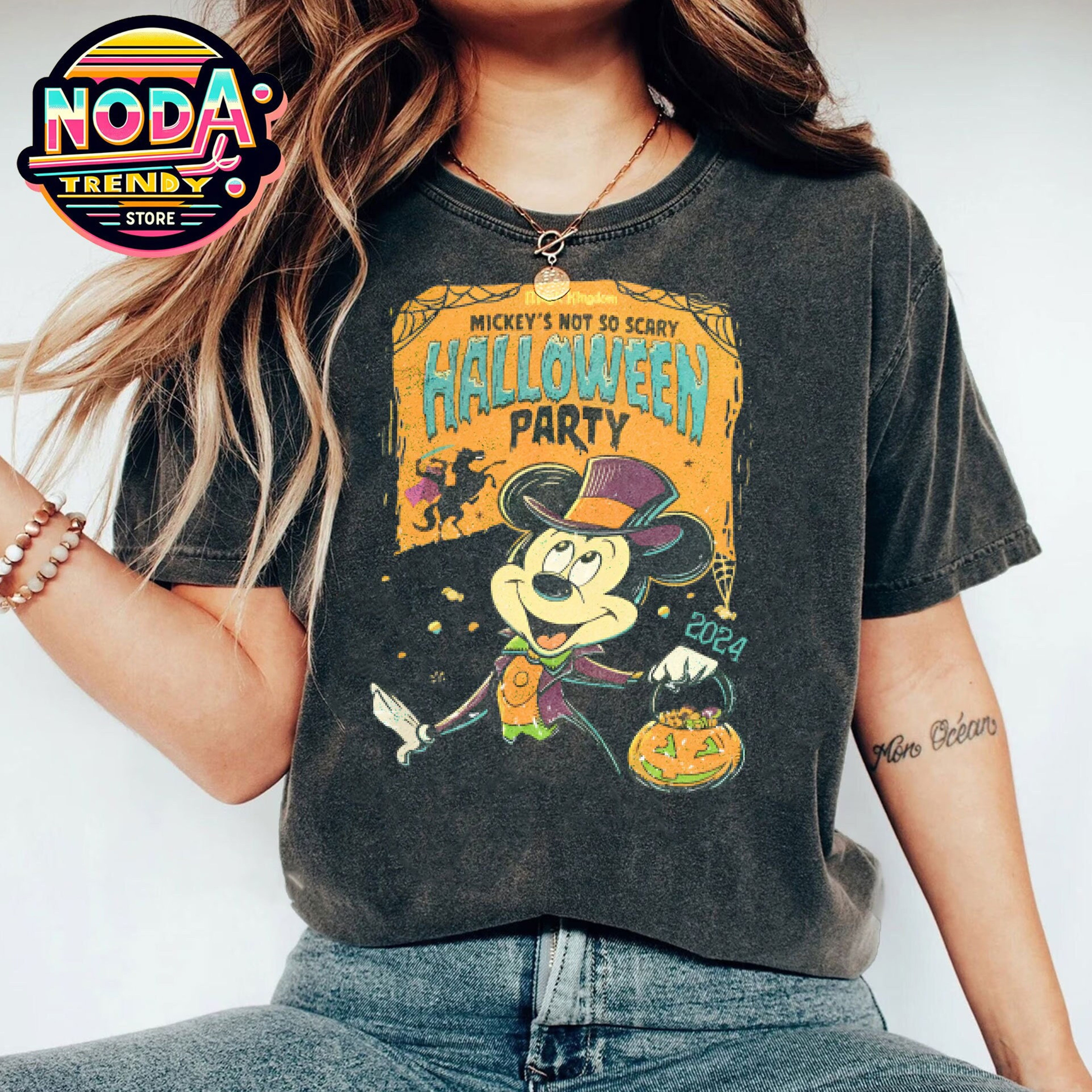 Disney Mickey'S Not So Scary Halloween Party 2024 Shirt, Walt Disney