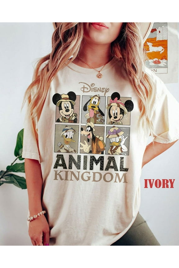 Disney Mickey Safari Comfort Colors T-Shirt For Men Women, Retro Disney Animal Kingdom Mickey and Friends Shirt, Vintage Safari Mode Shirt Hakuna Matata Shirt