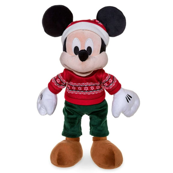 Disney Mickey Santa Vintage 2022 Christmas Holiday Plush New with Tag