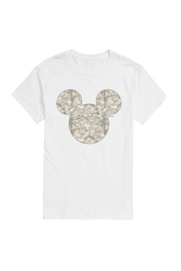 - Mickey Silhouette Camo - Men's Short Sleeve Graphic T-Shirt