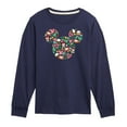 thumbnail image 1 of Disney - Mickey Silhouette Christmas - Toddler & Youth Long Sleeve Graphic T-Shirt, 1 of 5