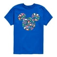 thumbnail image 1 of Disney - Mickey Silhouette Christmas - Toddler & Youth Short Sleeve Graphic T-Shirt, 1 of 4