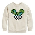 thumbnail image 1 of Disney - Mickey Silhouette Tropical Vibe - Toddler & Youth Crewneck Fleece Sweatshirt, 1 of 4