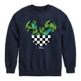 thumbnail image 1 of Disney - Mickey Silhouette Tropical Vibe - Toddler & Youth Crewneck Fleece Sweatshirt, 1 of 4